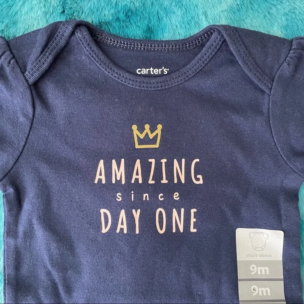 Carter’s Baby Girl Graphic Bodysuit Size 9 Months